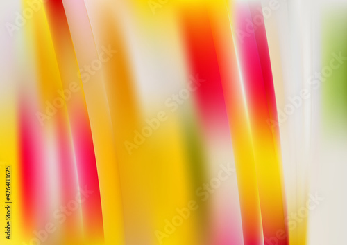 Abstract Pink Yellow and White Shiny Vertical Lines Background Illustrator