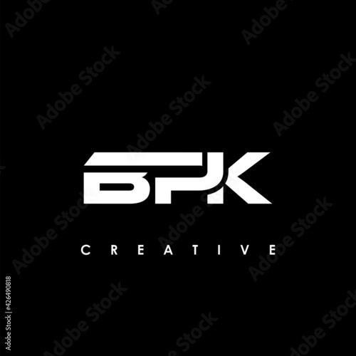 BPK Letter Initial Logo Design Template Vector Illustration