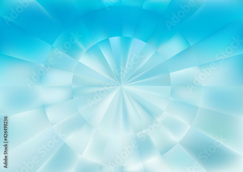 Blue and White Geometric Illusion Background