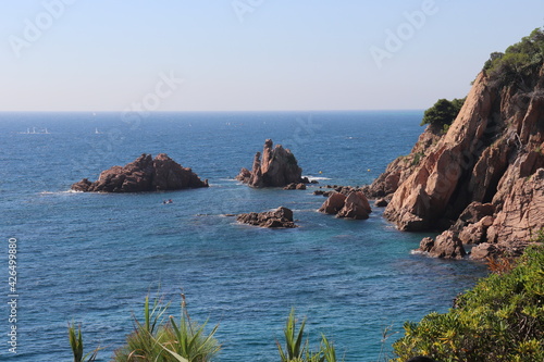 Espagne - Costa Brava - Blanès - Côte rocheuse