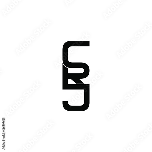 crj letter original monogram logo design