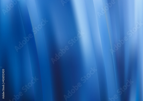 Abstract Blue Shiny Vertical Lines and Stripes Background