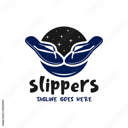 flip-flops modern logo