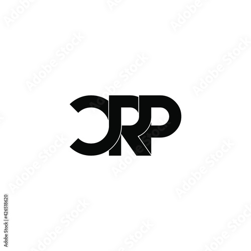 crp letter original monogram logo design