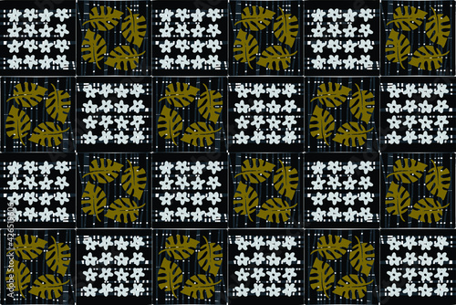 Indonesian batik motif, Batik is a technique of wax-resist dyeing applied to whole cloth, or cloth made using this technique originated from Indonesia