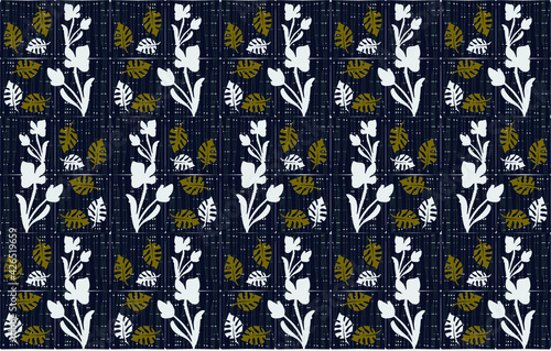 Indonesian batik motif, Batik is a technique of wax-resist dyeing applied to whole cloth, or cloth made using this technique originated from Indonesia