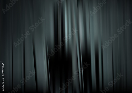Blue Grey and Black Shiny Vertical Lines and Stripes Background