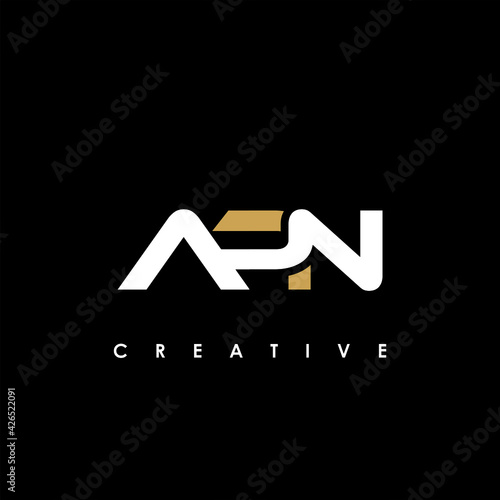 APN Letter Initial Logo Design Template Vector Illustration