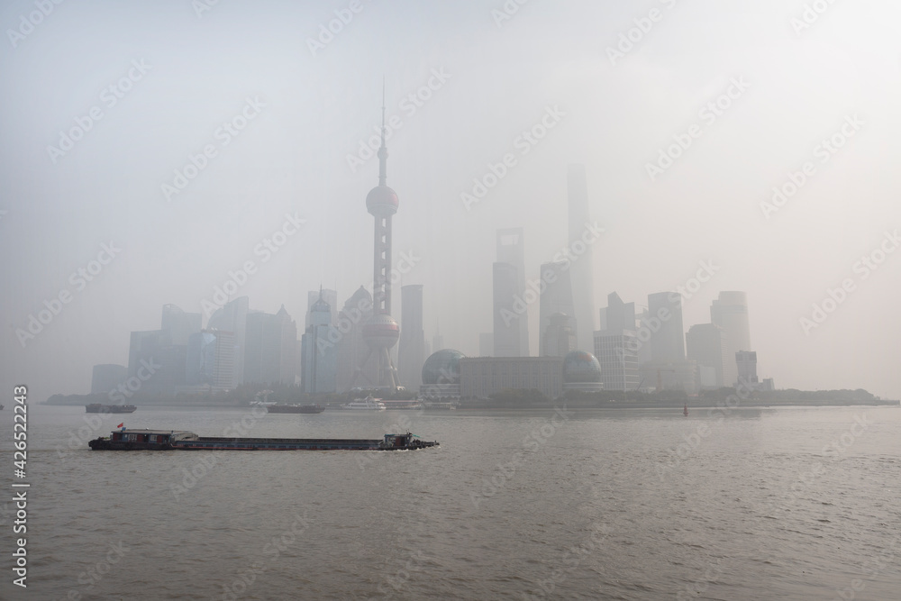 Shanghai city polluted 