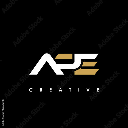 APE Letter Initial Logo Design Template Vector Illustration