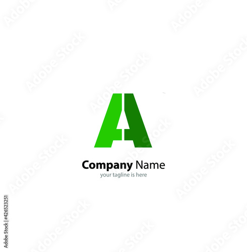 letter A elegant logo Concept, minimalist style