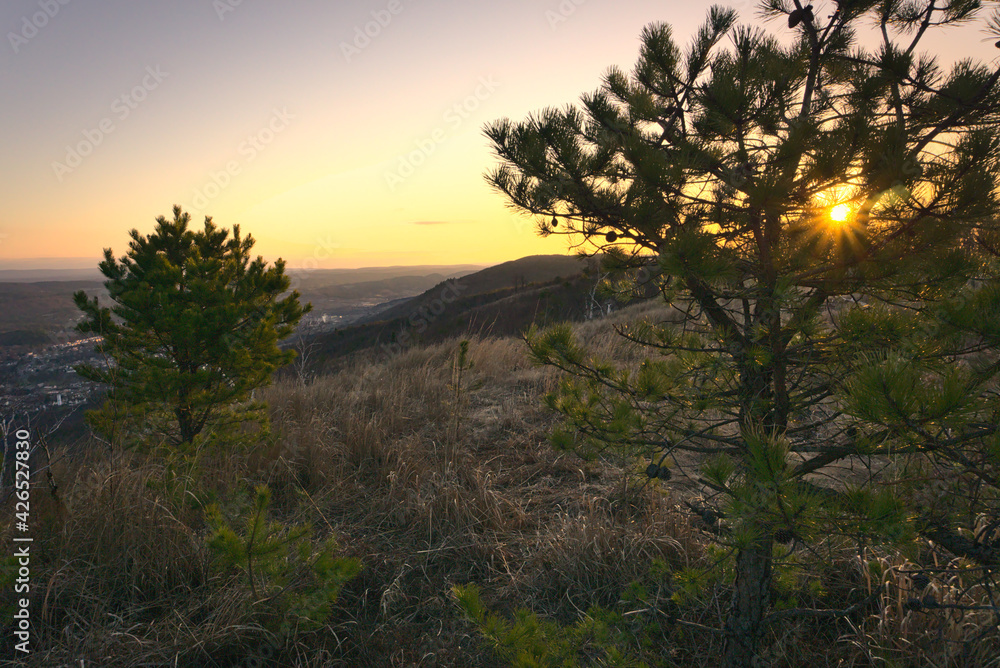 sunrise in the mountains sunrise in the mountains