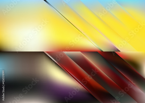 Red Yellow and Blue Abstract Background