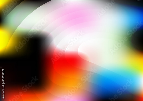 Abstract Red Yellow and Blue Background