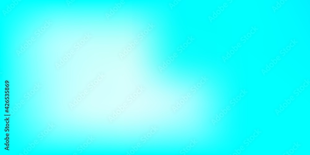 Obraz premium Light Blue, Green vector abstract blur texture.