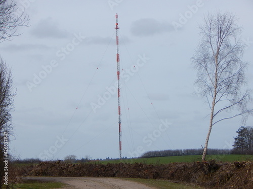 antenna on the field