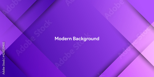 purple abstract shape with colorful gradient background