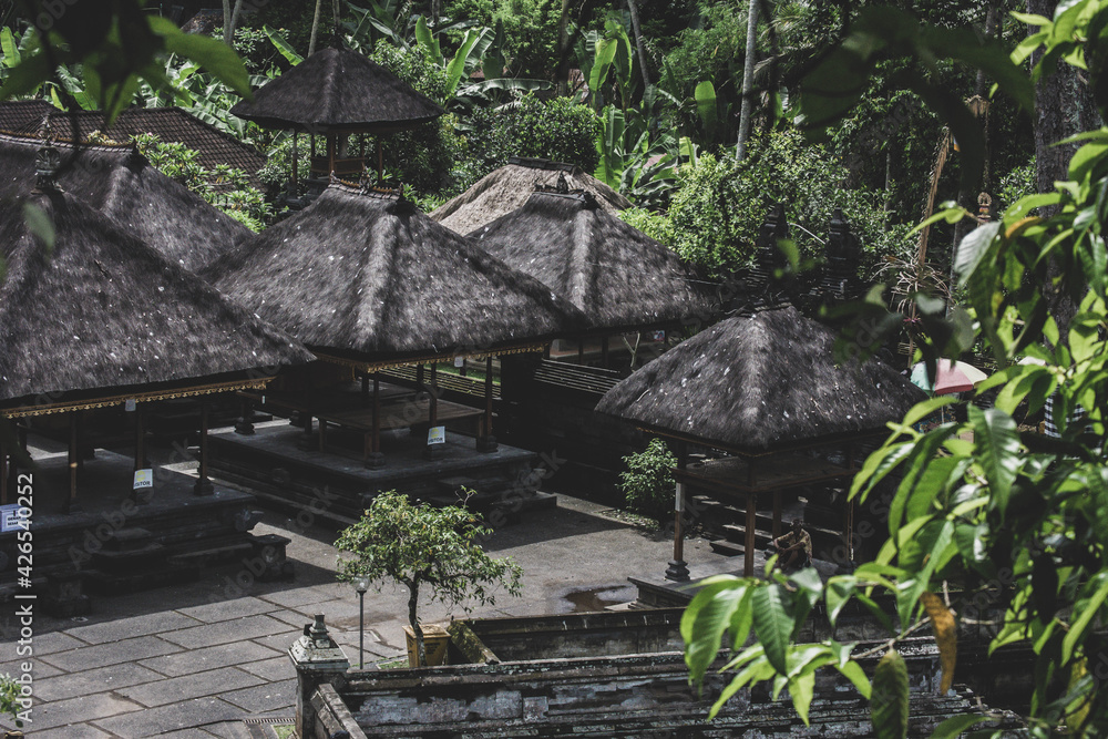 Bali Temple, Hut view from the top.