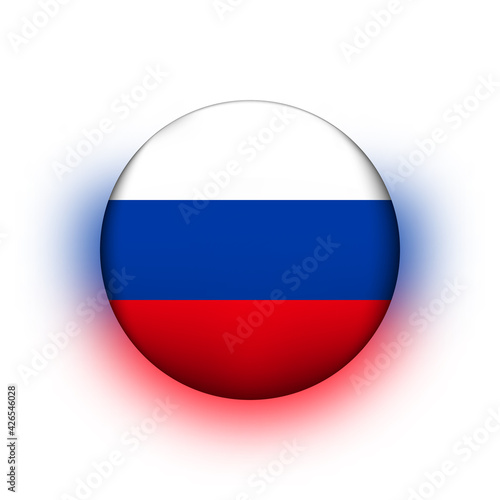 Glass light ball with flag of Russia. Round sphere, template icon. Russian national symbol. Glossy realistic ball, 3D abstract vector illustration highlighted on a white background. Big bubble Free Download Glass light ball with flag of Russia. Round sphere, template icon. Russian national symbol. Glossy realistic ball, 3D abstract vector illustration highlighted on a white background. Big bubble - GFXLoad