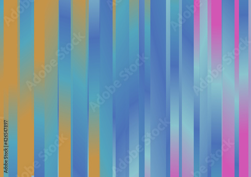 Parallel Vertical Lines Pink Blue and Orange Gradient Background