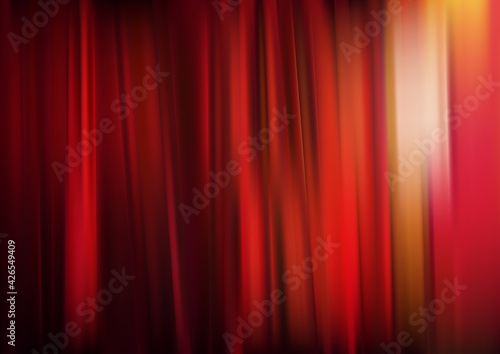 Abstract Black Red and Orange Shiny Vertical Lines and Stripes Background Image