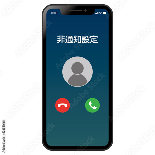 Unannounced call 非通知着信