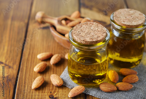 Organic raw almond oil