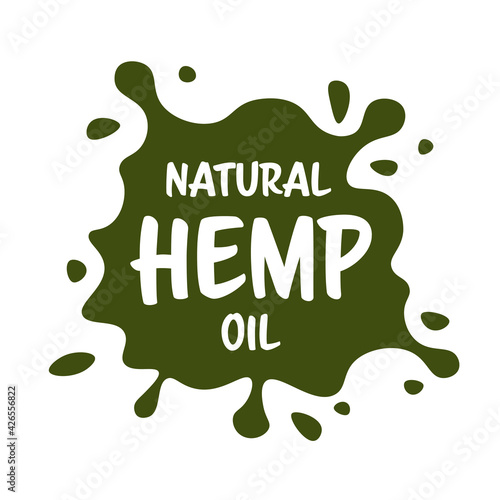 medical cannabis or marijuana leaf badge hemp legalize sticker drug consumption concept