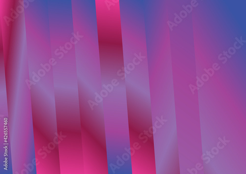 Pink and Blue Gradient Parallel Vertical Lines Background Vector Art