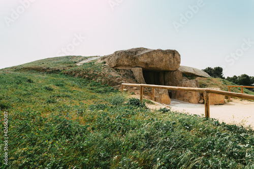 Cuadro en lienzo Prehistoric Dolmens in Antequera Málaga