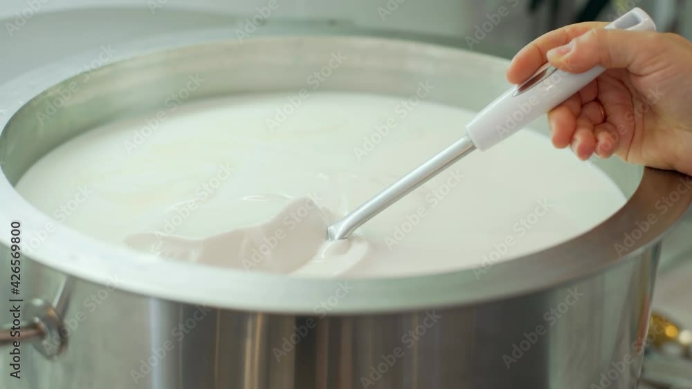 Cheese production at home. Cheese in the kitchen.