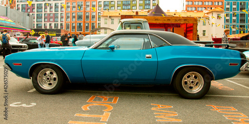 American clasical muscle car 1970.