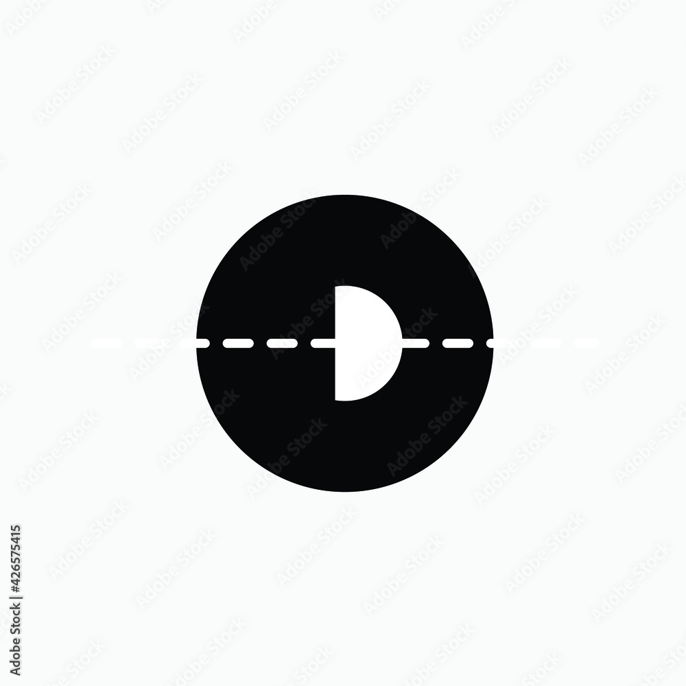 dark half moon orbit.Space moon star astronomy Planet eclipse abstract sun dark abstrak, vector, symbol, logo, icon, sign, Illustration Minimalist. dark half moon orbit.Space moon star astronomy Planet eclipse abstract sun dark abstrak, vector, symbol, logo, icon, sign, Illustration Minimalist.