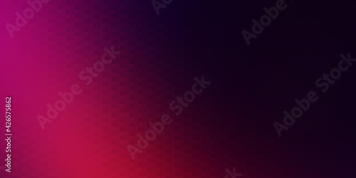 Dark Pink vector background with rectangles.
