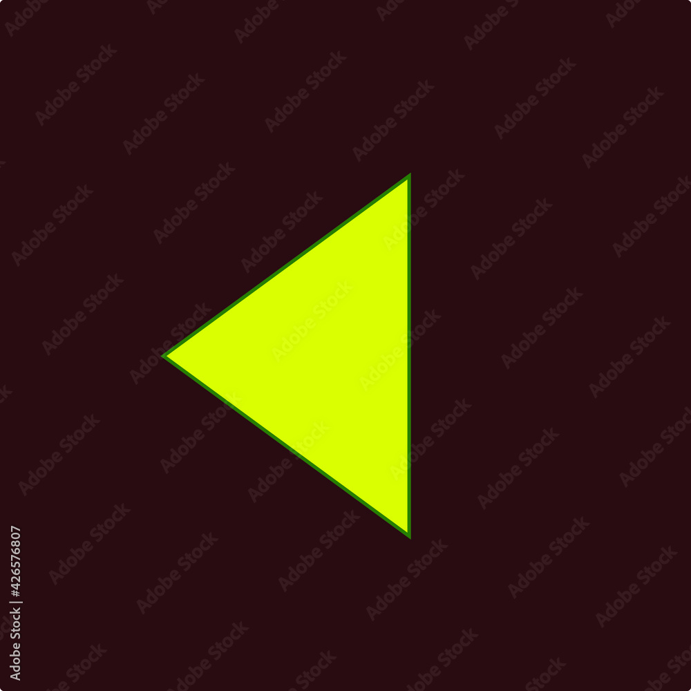 Reverse button in yellow with dark background Reverse button in yellow with dark background