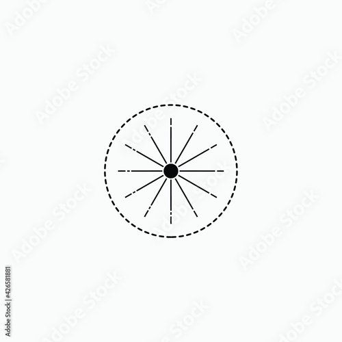 star logo. Space moon star astronomy Planet eclipse abstract sun dark abstrak, vector, symbol, logo, icon, sign, Illustration Minimalist.