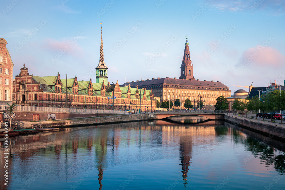 Obraz premium city skyline of Copenhagen, Denmark