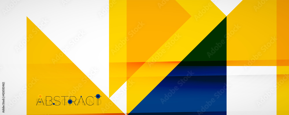 Set of vector triangle geometric backgrounds. Vector illustration for covers, banners, flyers and posters and other designs Set of vector triangle geometric backgrounds. Vector illustration for covers, banners, flyers and posters and other designs
