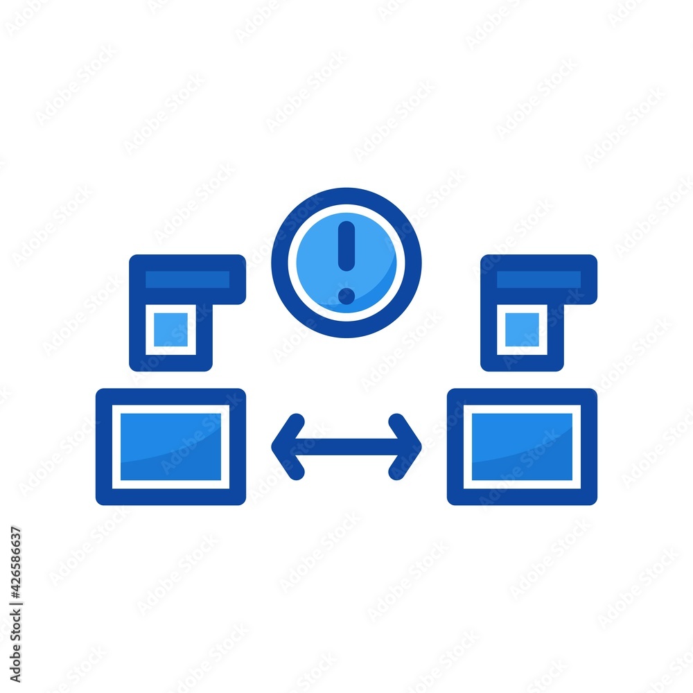 distance icon in filled line style isolated on white background. editable colours.EPS 10 distance icon in filled line style isolated on white background. editable colours.EPS 10