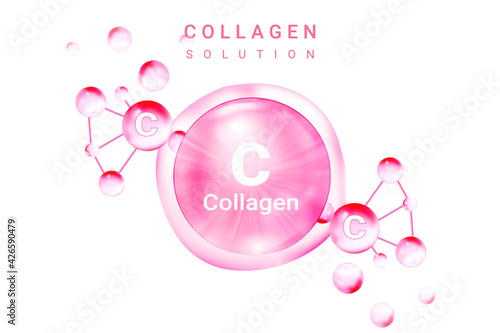 Cosmetics solution. supreme collagen  essence. photo
