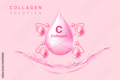 Cosmetics solution. supreme collagen  essence.