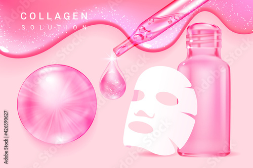 Cosmetics solution. supreme collagen  essence.