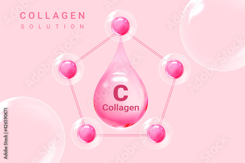 Cosmetics solution. supreme collagen  essence.