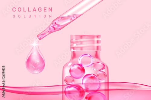 Cosmetics solution. supreme collagen  essence.