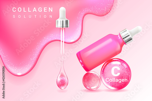 Cosmetics solution. supreme collagen  essence.