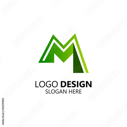 Free Download letter M for environment and nature logo design - GFXLoad