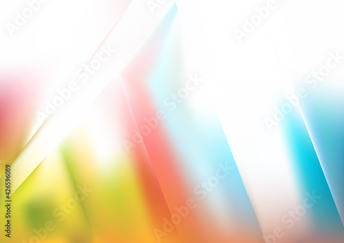 Red Yellow and Blue Abstract Shiny Diagonal Stripes Background