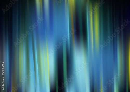 Black Blue and Green Shiny Vertical Lines Background Design