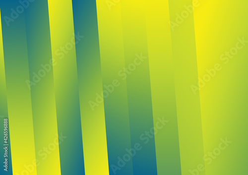 Parallel Vertical Stripes Blue and Yellow Gradient Background Vector Eps