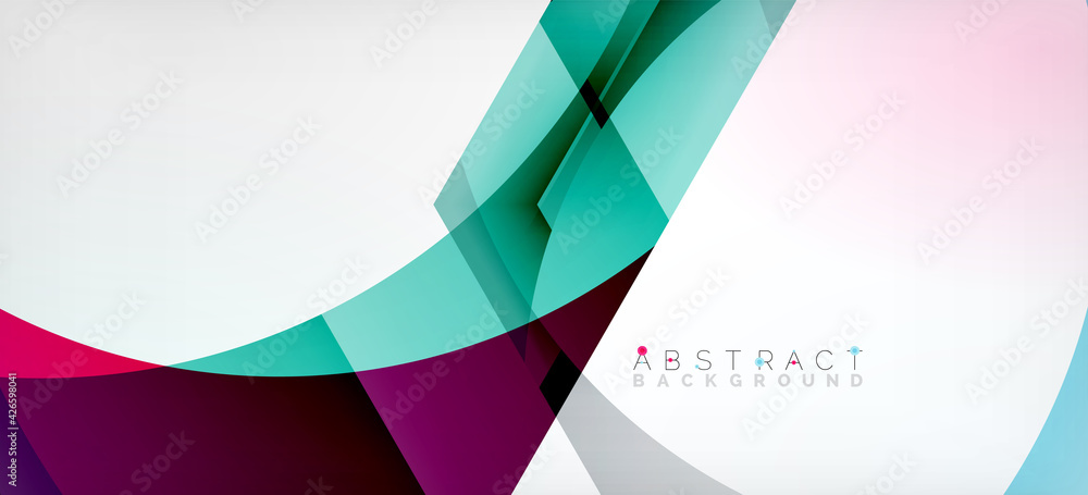 Transparent hexagons geometric shapes abstract background Transparent hexagons geometric shapes abstract background